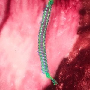 Handmade Gimp zipper brace let